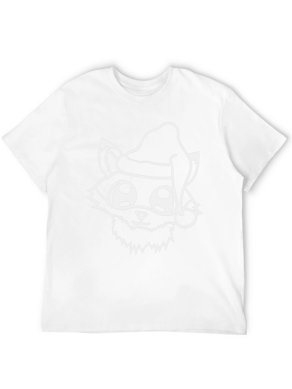 Festive Fox Tee: Holiday Graphic Print T-Shirt