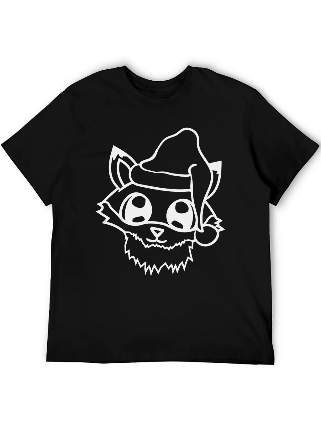 Festive Fox Tee: Holiday Graphic Print T-Shirt