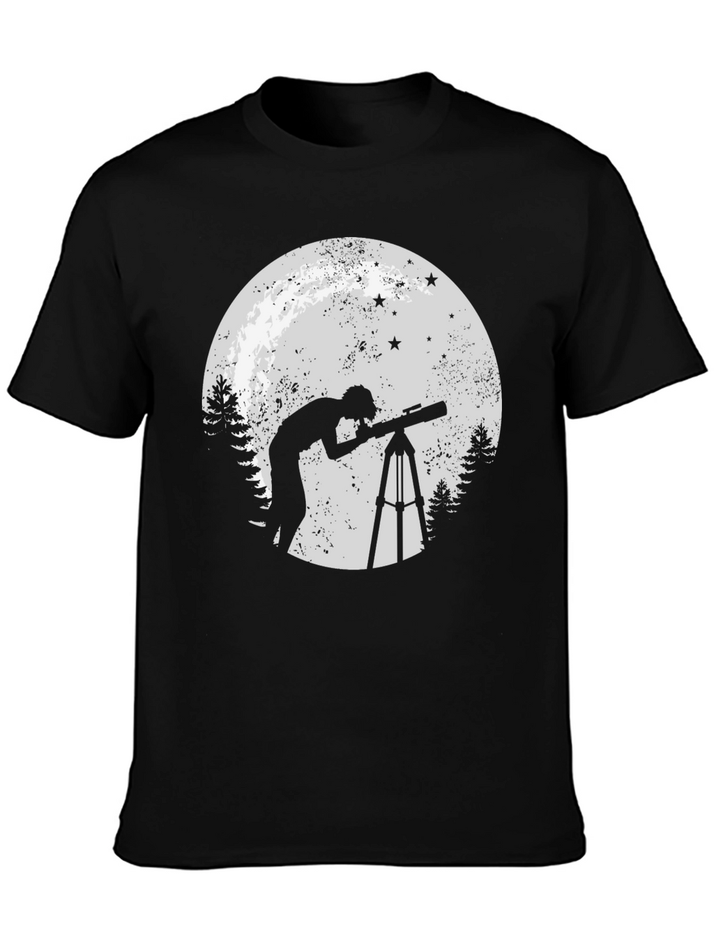 Astronomer Moon T-Shirt - Space Lover Tee
