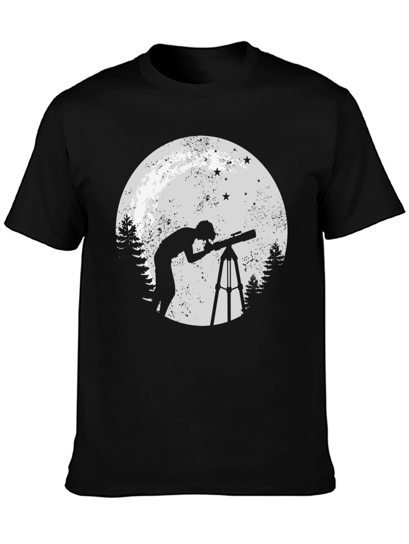 Astronomer Moon T-Shirt - Space Lover Tee