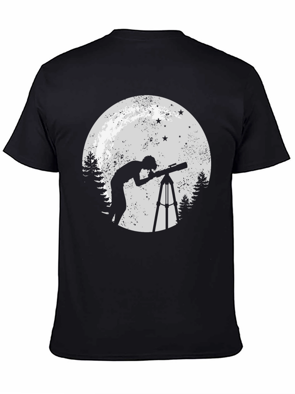 Astronomer Moon T-Shirt - Space Lover Tee