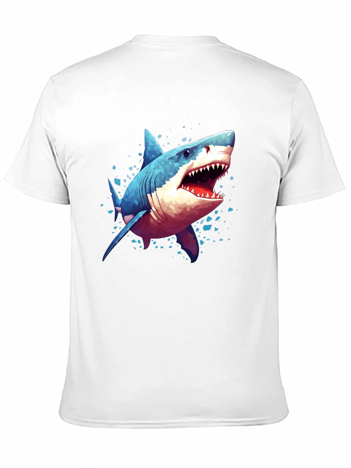 Shark Graphic Tee - Black Cotton