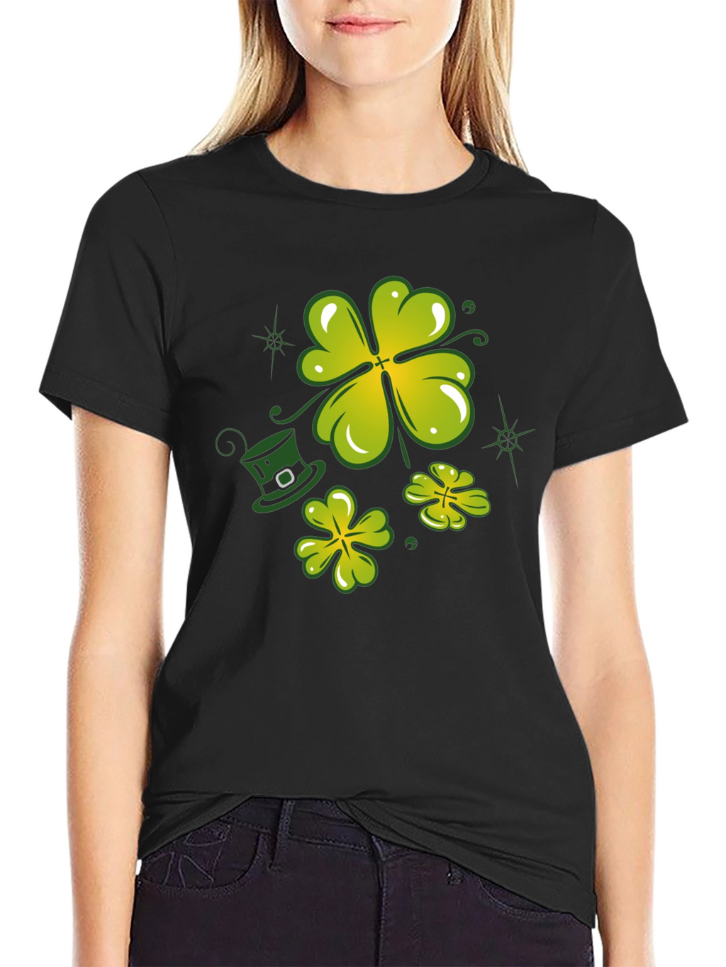 Lucky Clover Graphic Tee - St. Patricks Day Shirt