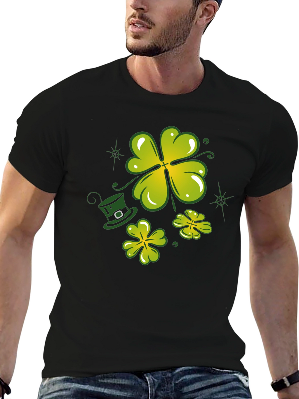 Lucky Clover Graphic Tee - St. Patricks Day Shirt
