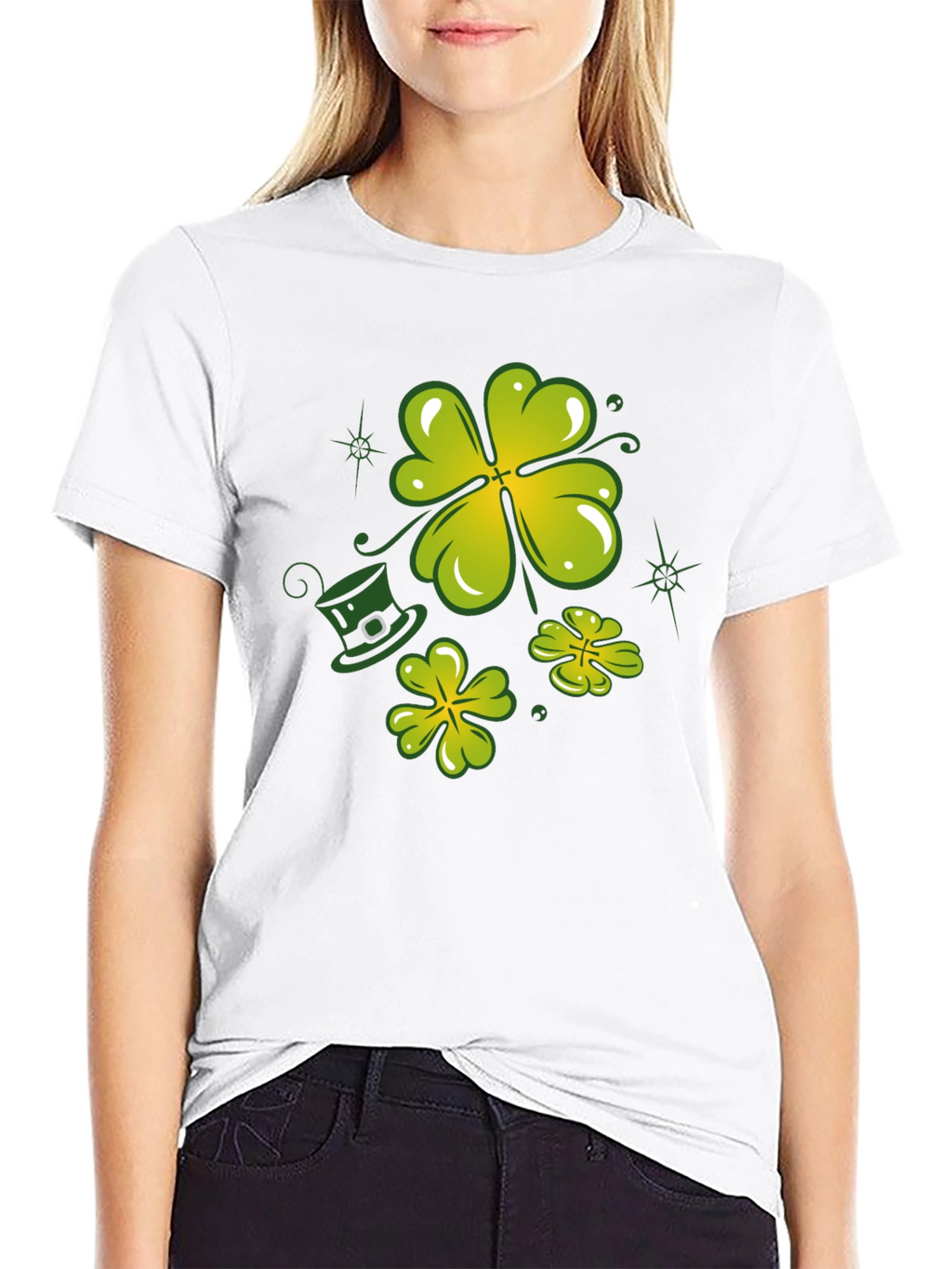 Lucky Clover Graphic Tee - St. Patricks Day Shirt