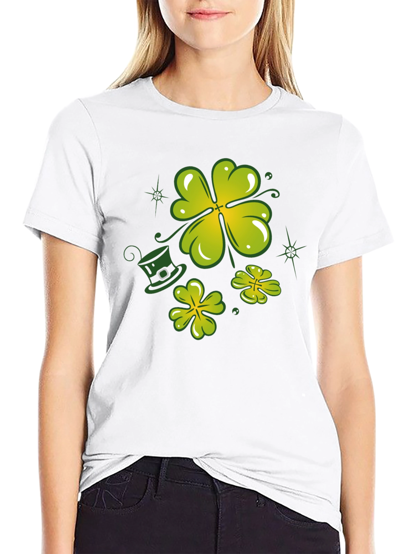 Lucky Clover Graphic Tee - St. Patricks Day Shirt