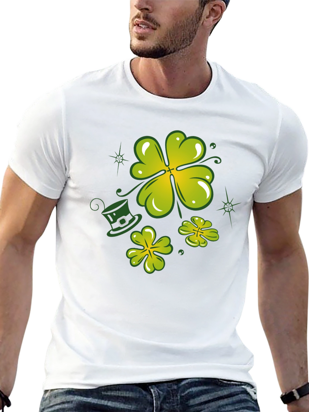 Lucky Clover Graphic Tee - St. Patricks Day Shirt