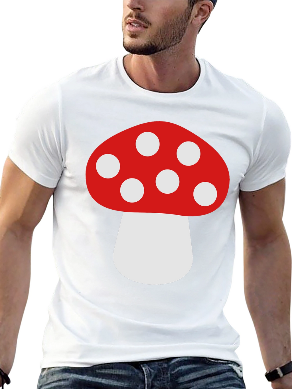 Mushroom Graphic Tee - Funky Casual Style