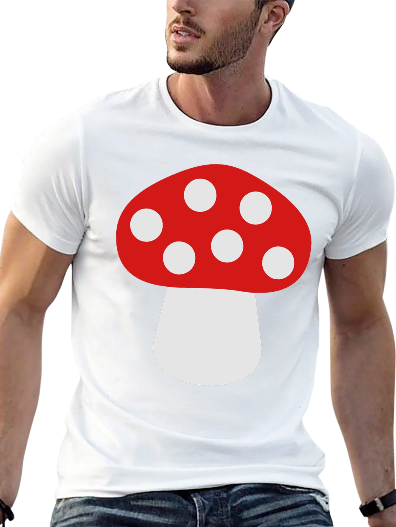 Mushroom Graphic Tee - Funky Casual Style