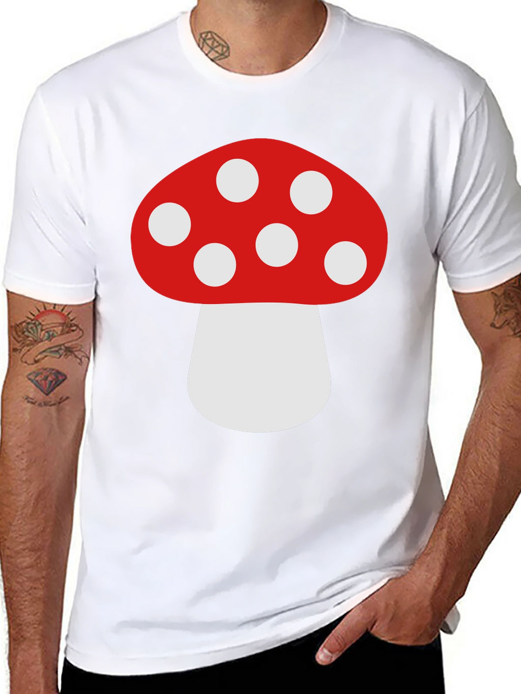 Mushroom Graphic Tee - Funky Casual Style