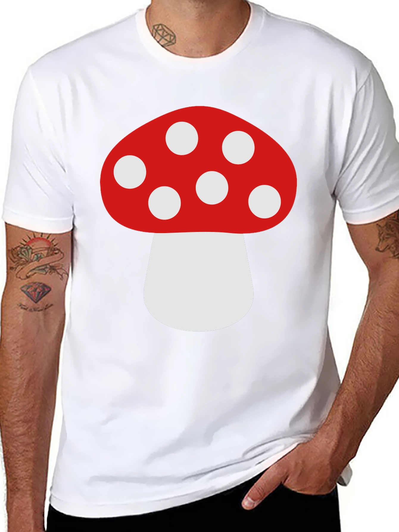 Mushroom Graphic Tee - Funky Casual Style