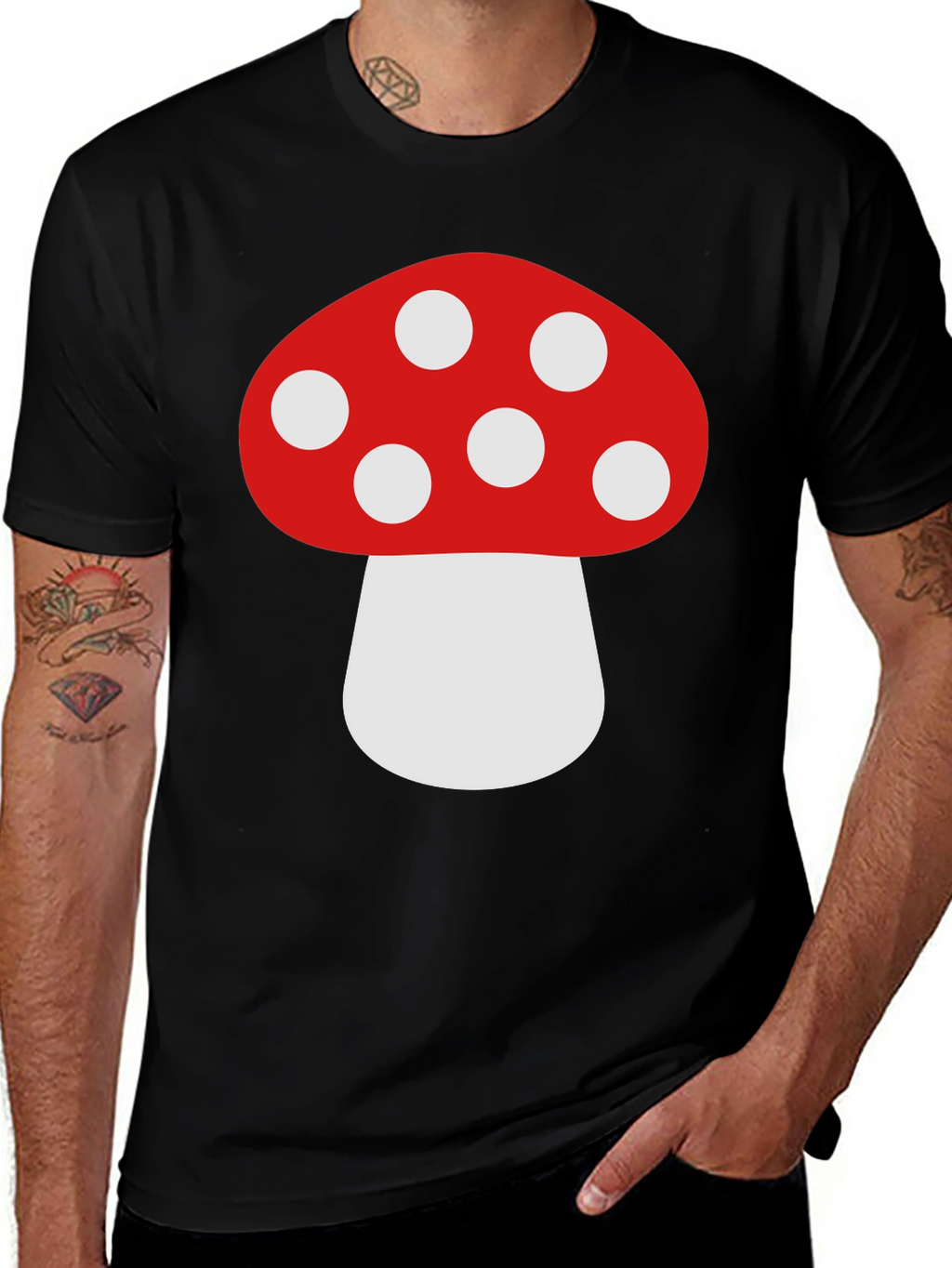 Mushroom Graphic Tee - Funky Casual Style