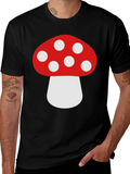 Mushroom Graphic Tee - Funky Casual Style