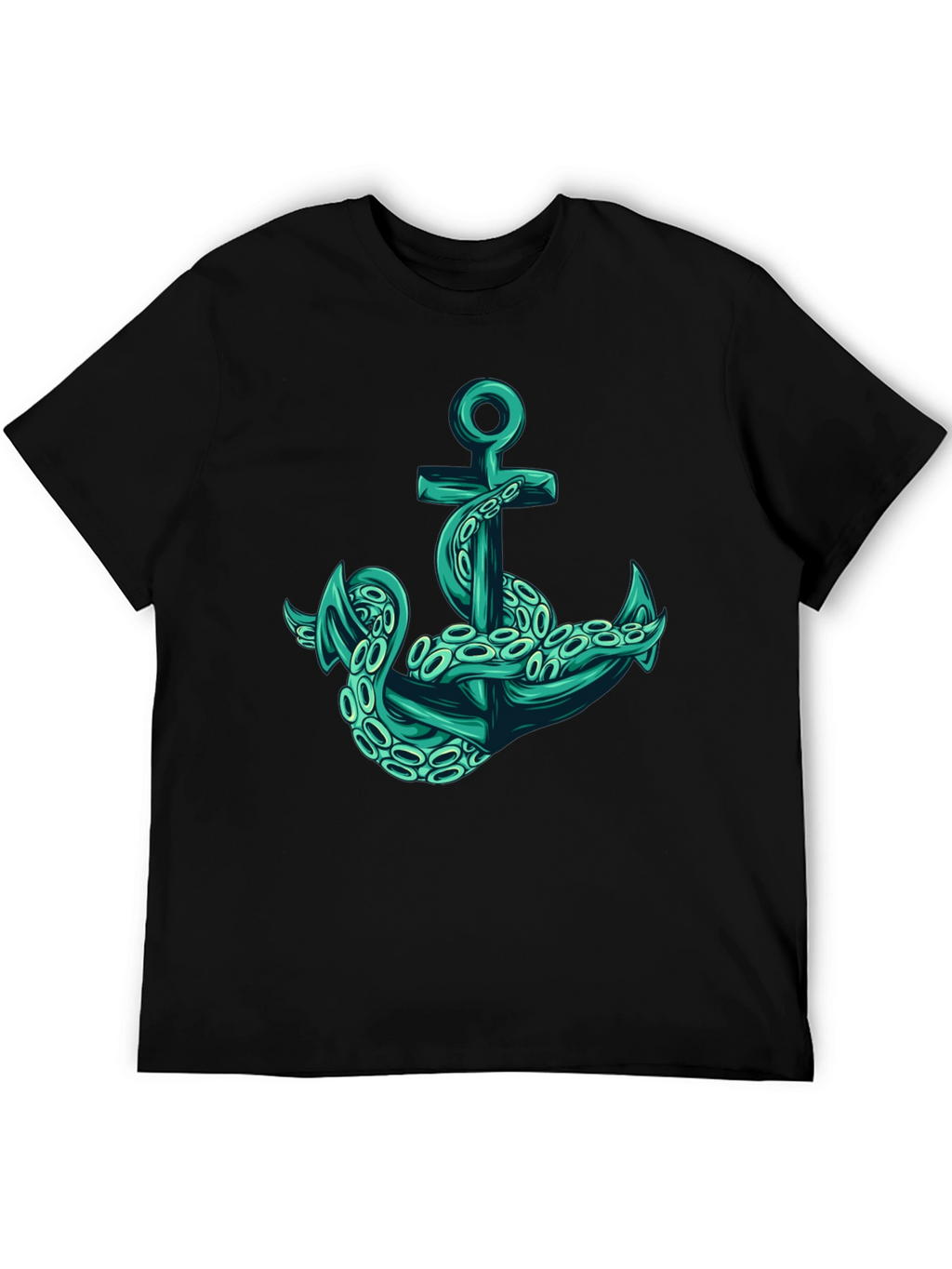 Octopus Anchor Graphic T-Shirt