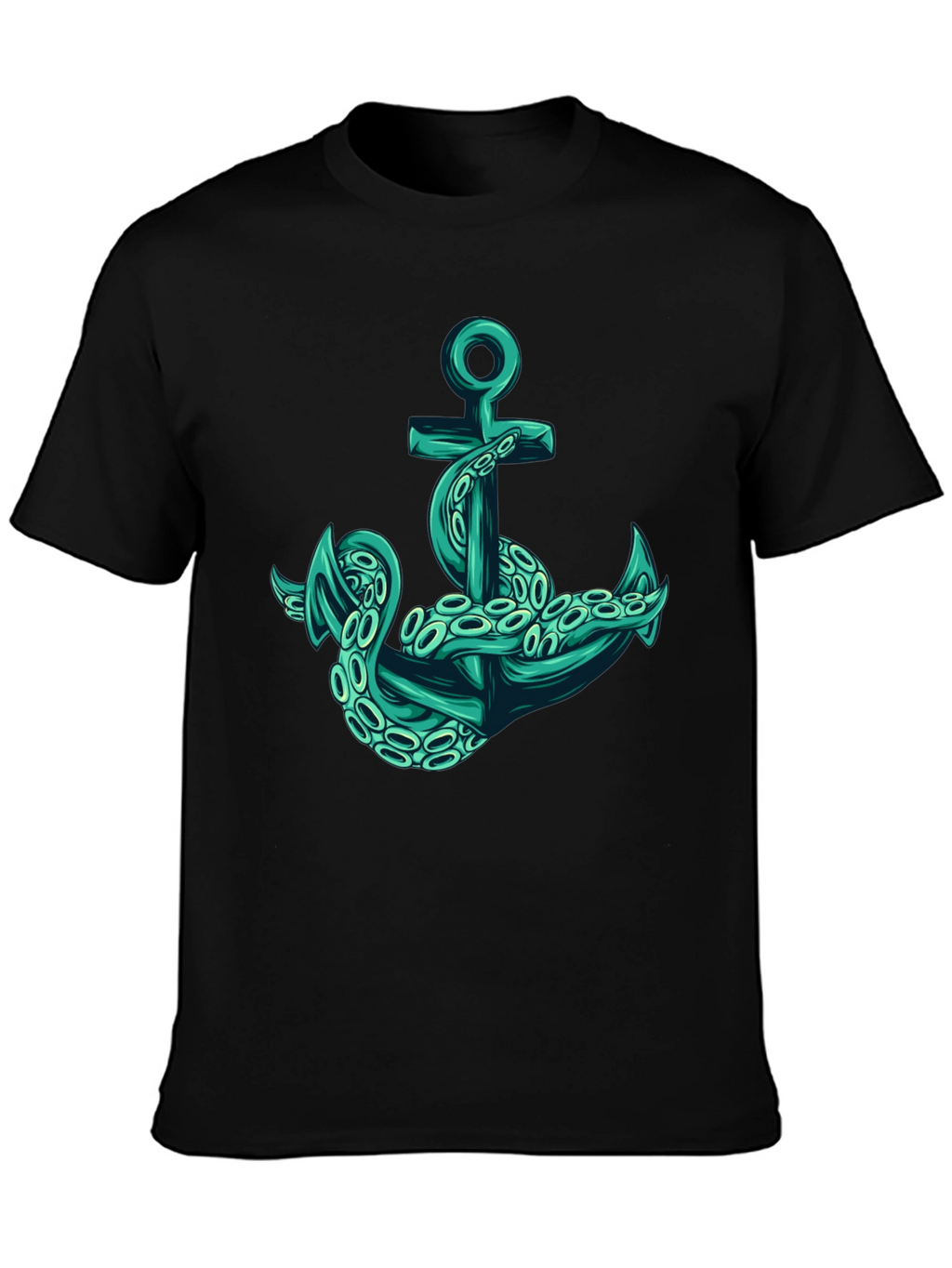 Octopus Anchor Graphic T-Shirt