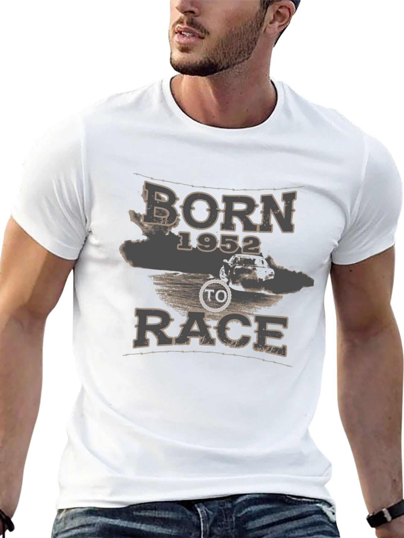 Born 1952 To Race Graphic T-Shirt