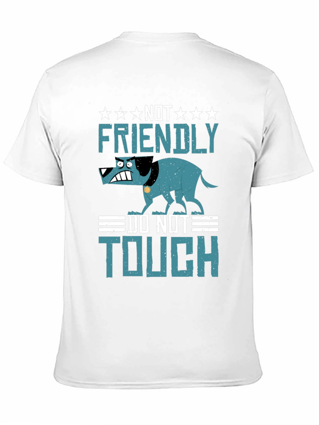 Not Friendly Dog Graphic T-Shirt