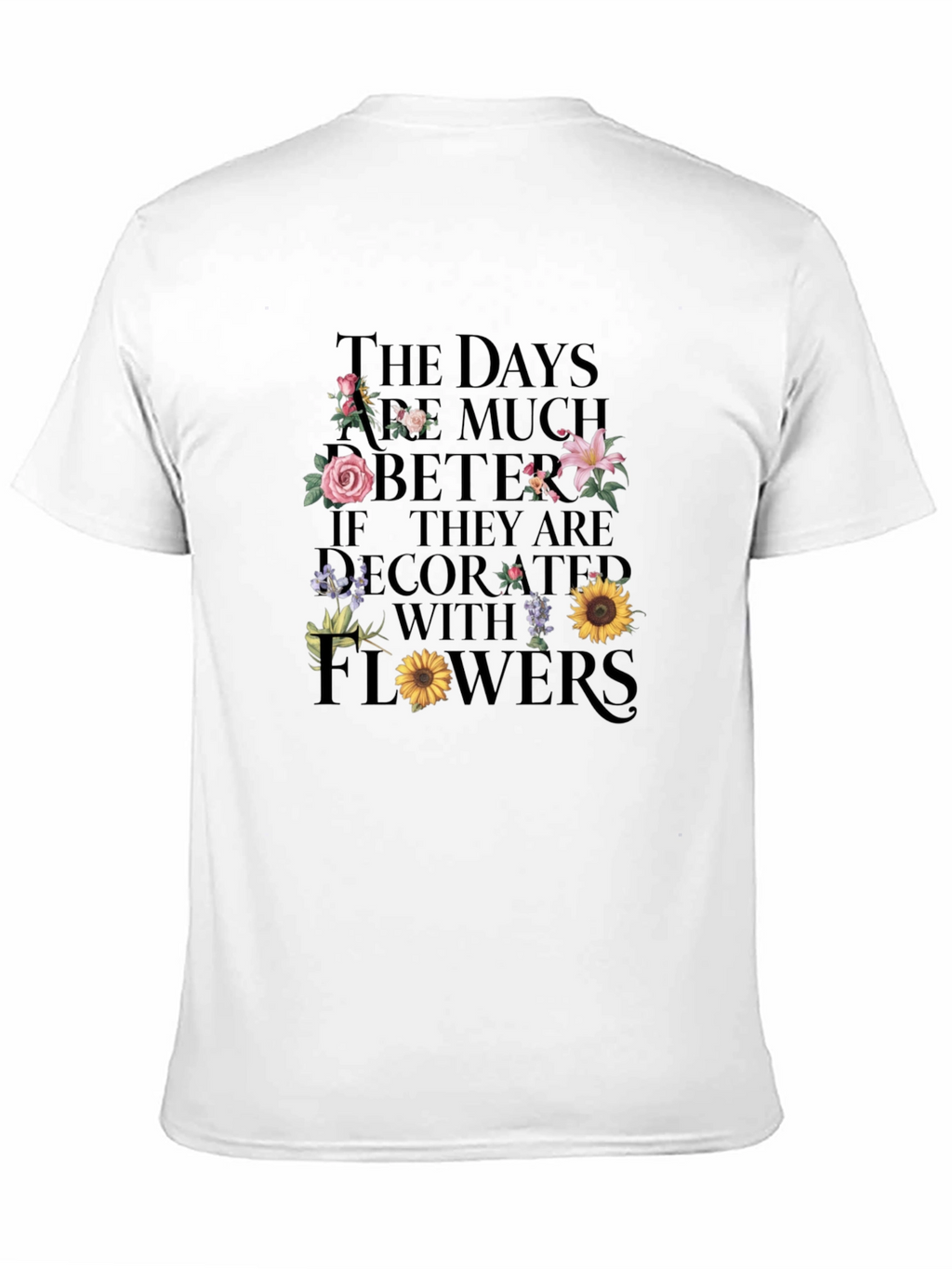 Floral Days Graphic Tee - Stylish Comfort