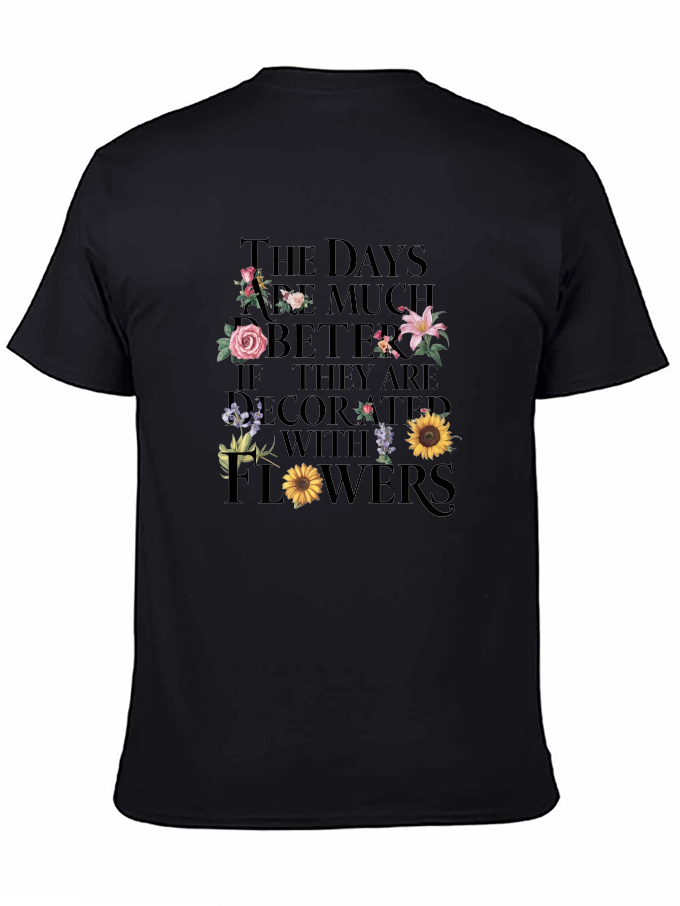 Floral Days Graphic Tee - Stylish Comfort