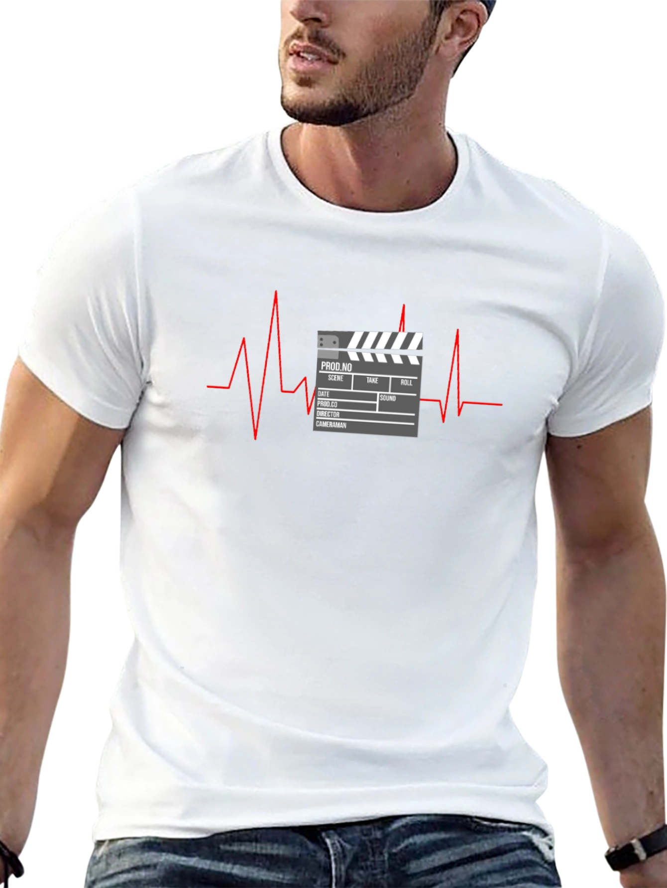 Film Heartbeat T-Shirt - Movie Lover Tee