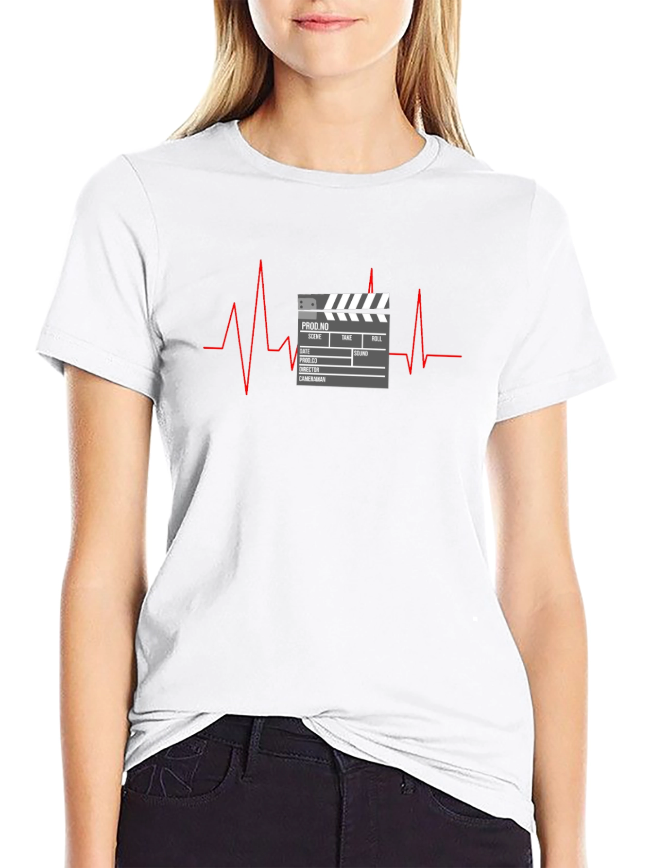 Film Heartbeat T-Shirt - Movie Lover Tee