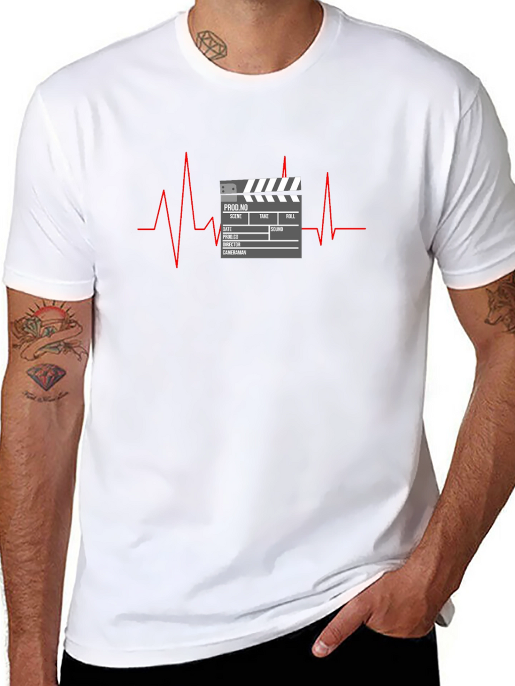 Film Heartbeat T-Shirt - Movie Lover Tee