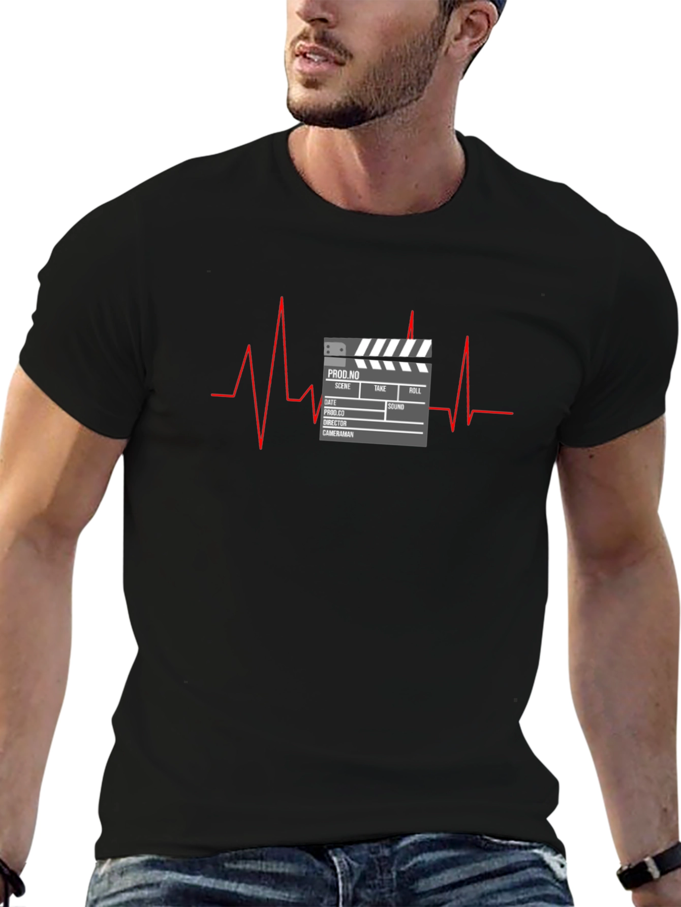 Film Heartbeat T-Shirt - Movie Lover Tee