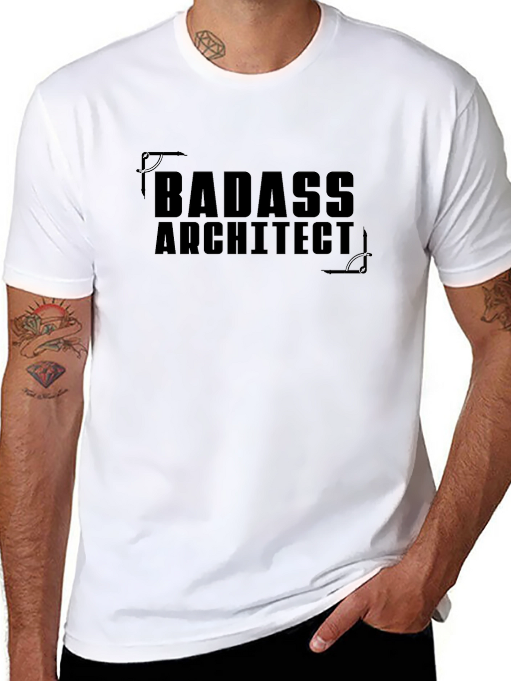 Badass Architect Graphic T-Shirt