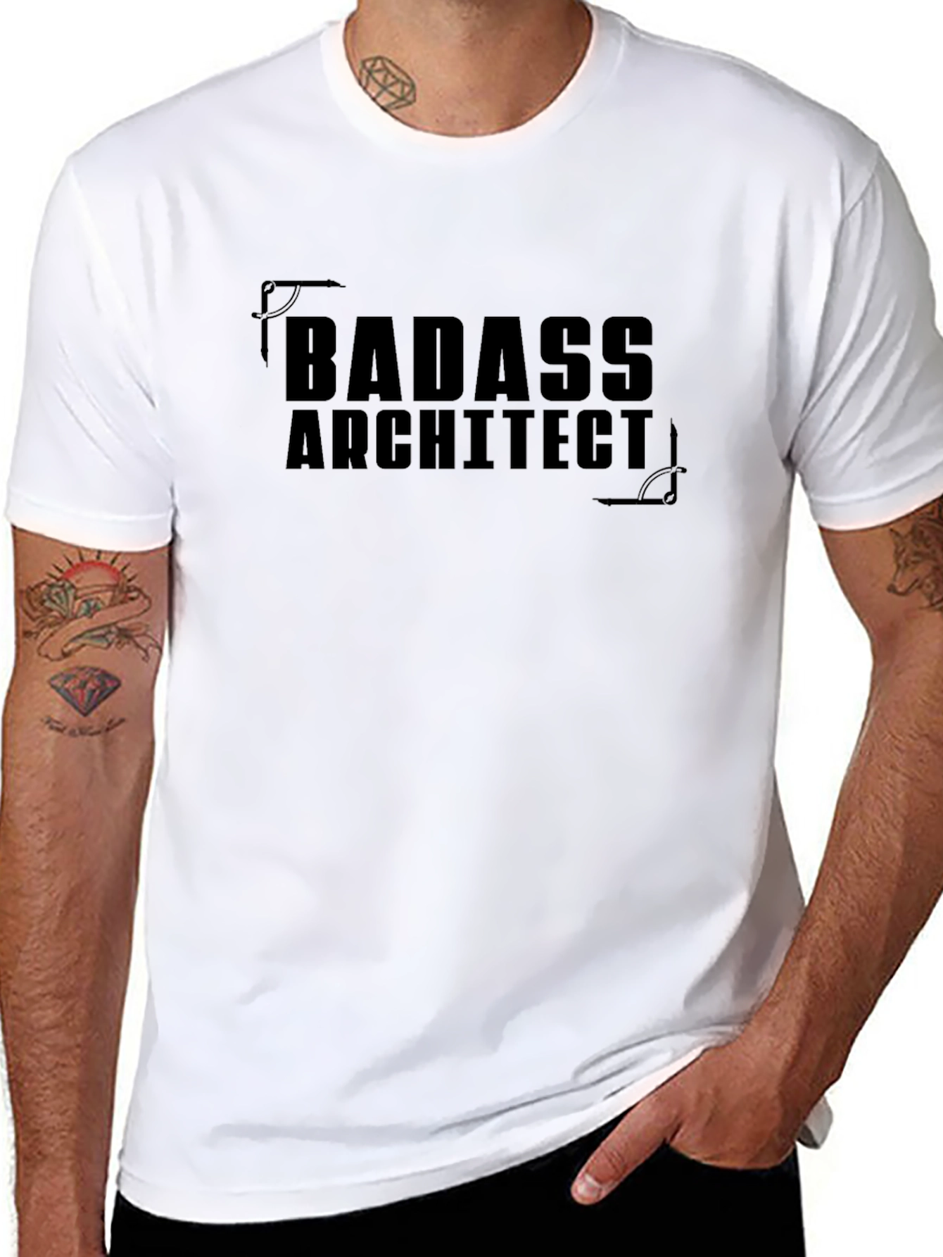 Badass Architect Graphic T-Shirt