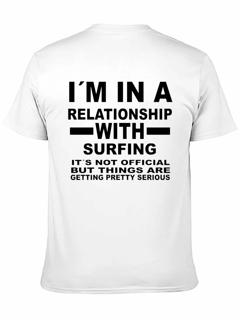 Surfing Relationship Graphic Tee - Funny Novelty Shirt