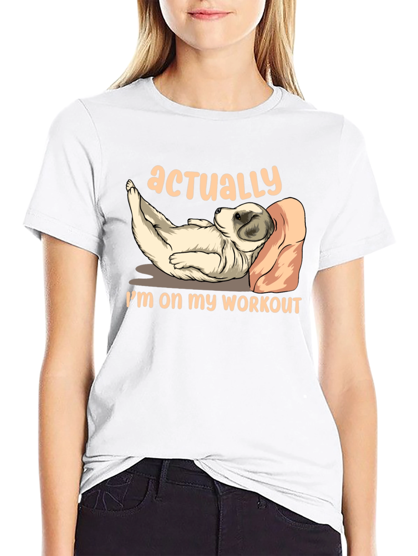 Funny Workout T-Shirt: Dog Relaxation