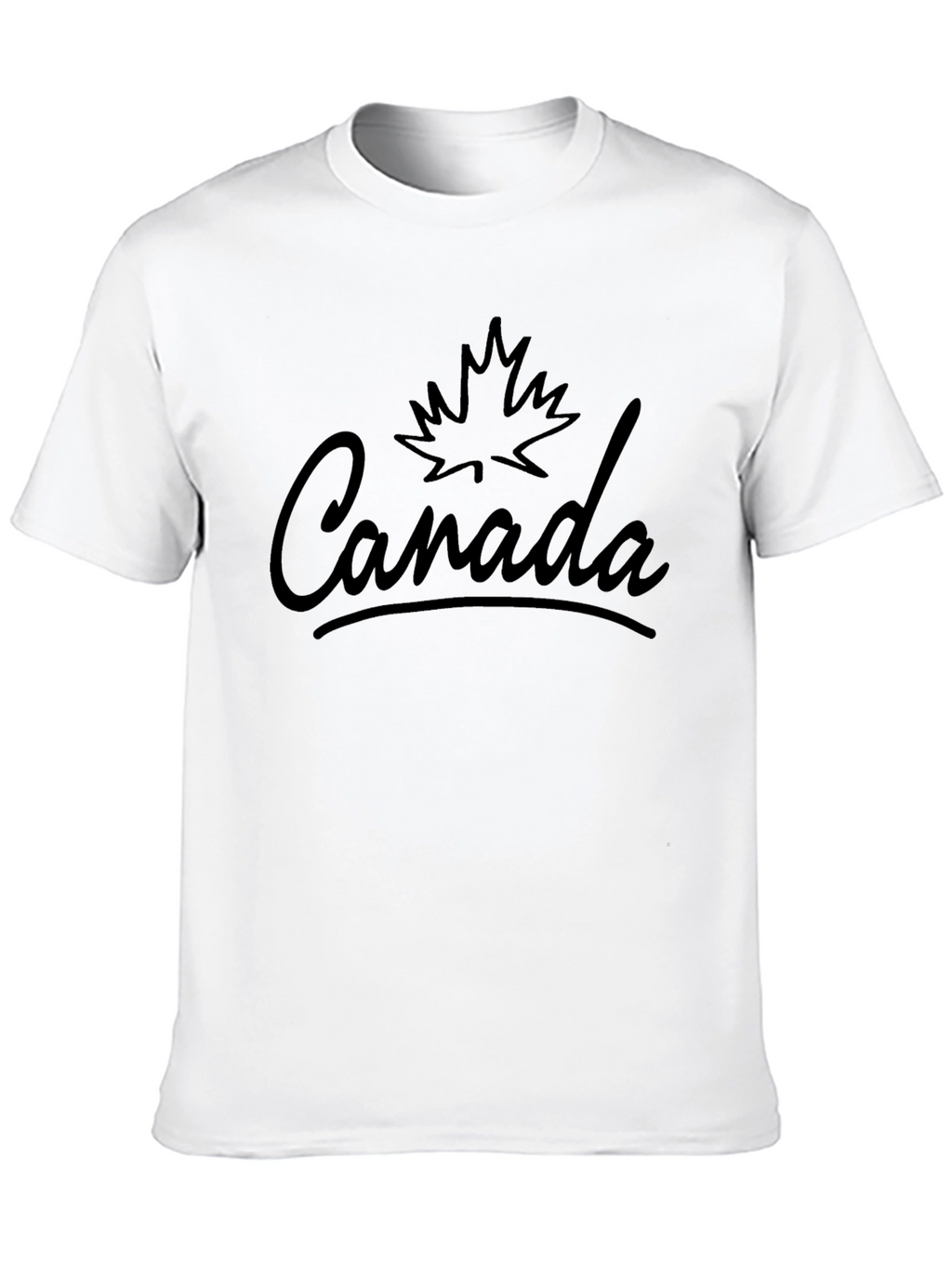 Canada Maple Leaf Graphic Tee - Mens Black T-Shirt