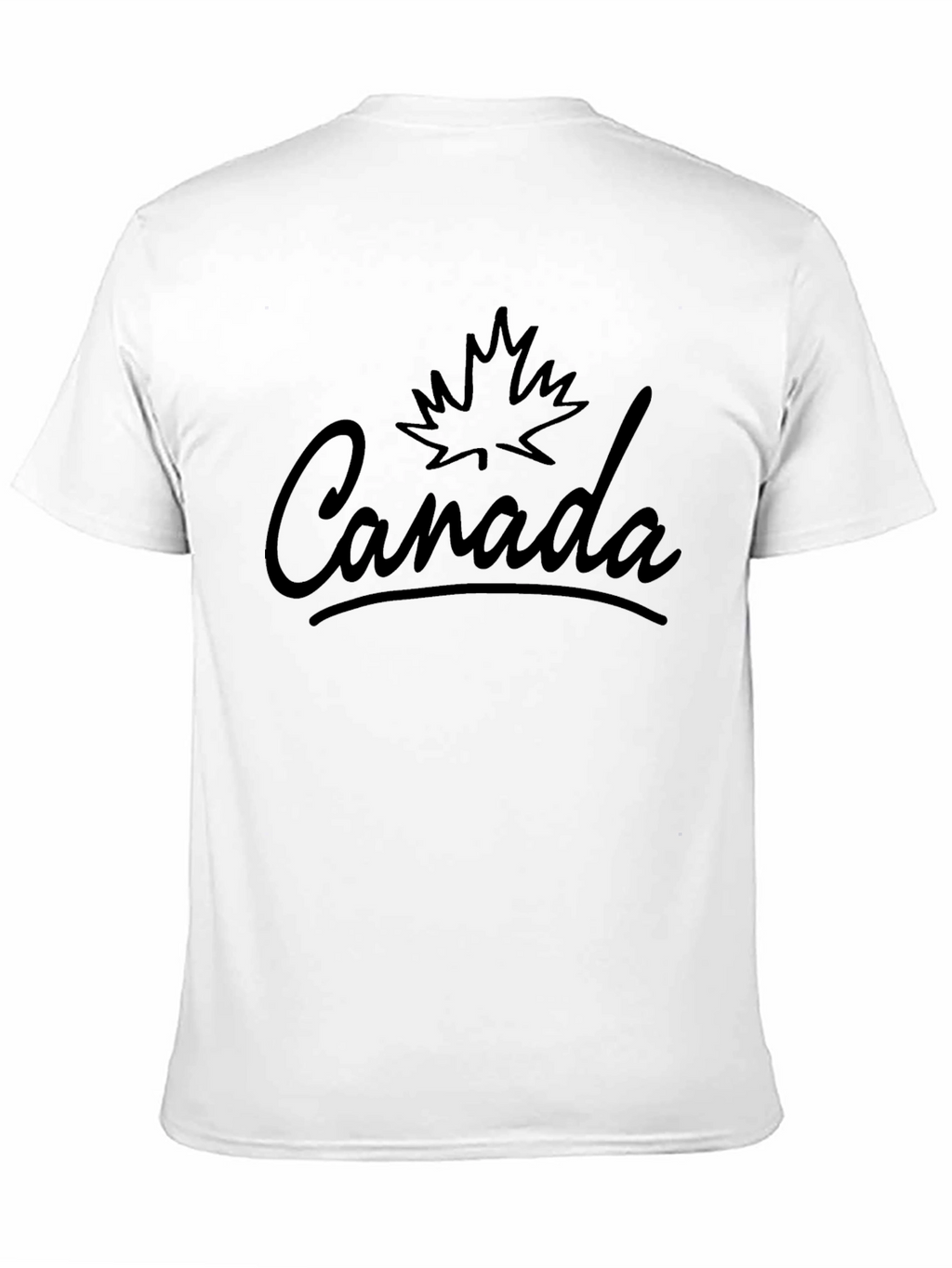 Canada Maple Leaf Graphic Tee - Mens Black T-Shirt