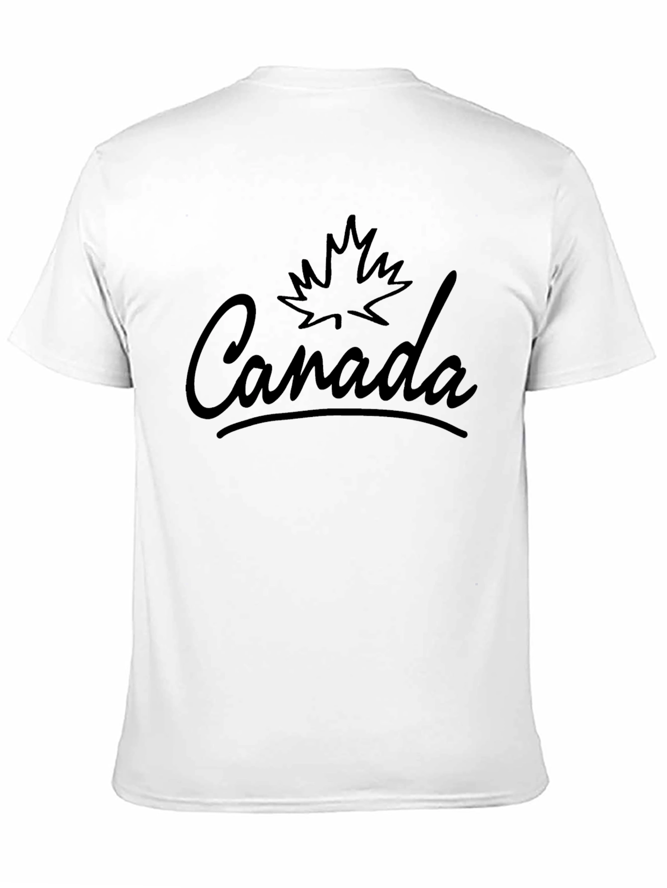 Canada Maple Leaf Graphic Tee - Mens Black T-Shirt