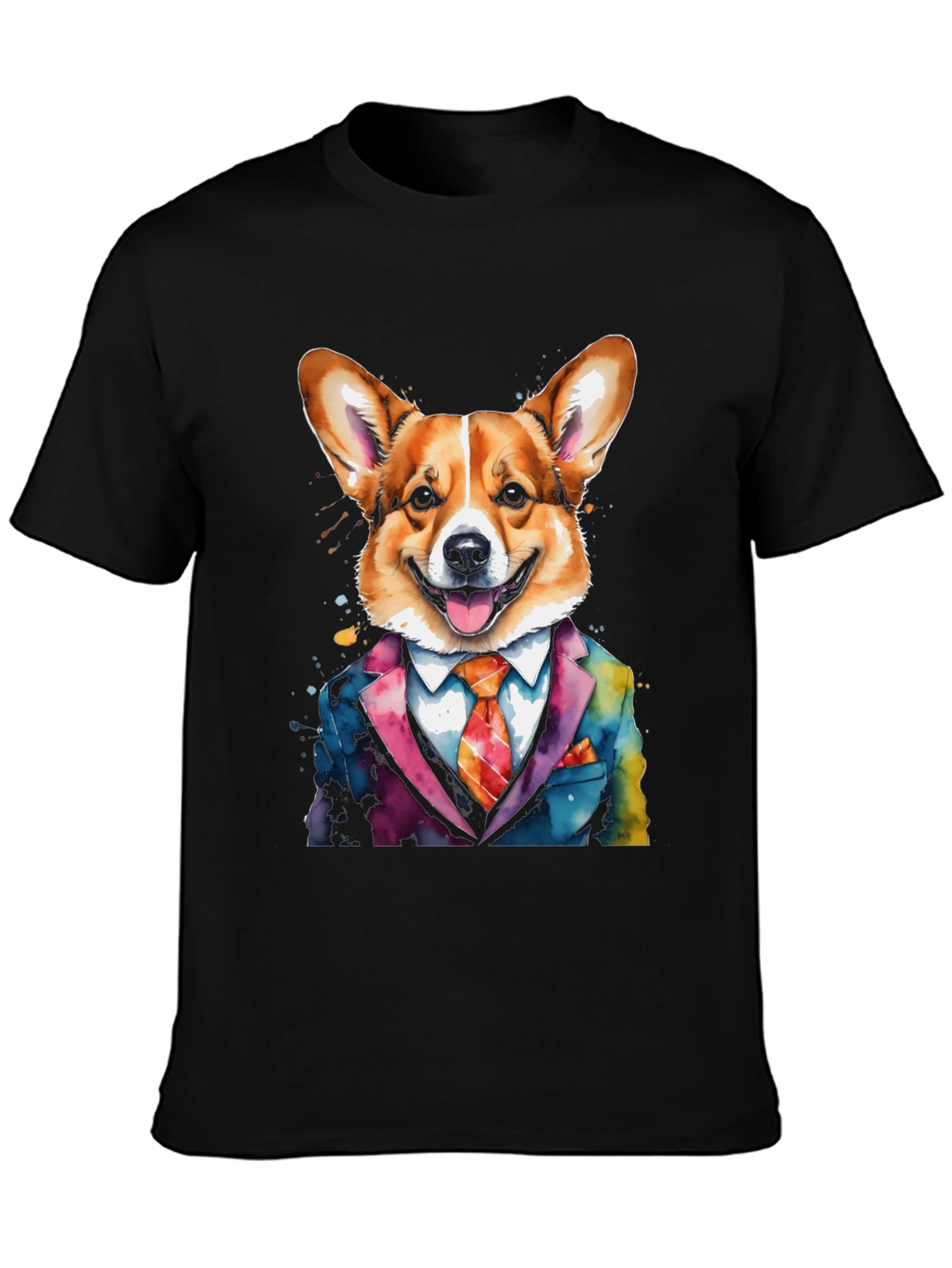Dapper Dog T-Shirt: Corgi in a Suit!