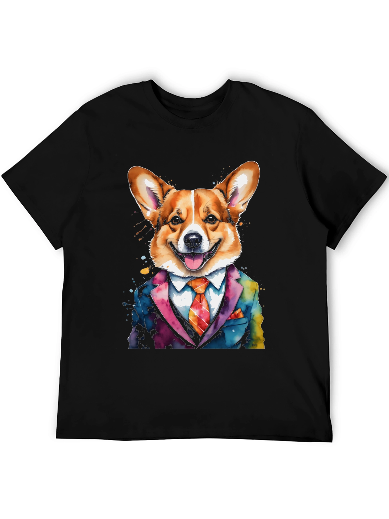 Dapper Dog T-Shirt: Corgi in a Suit!