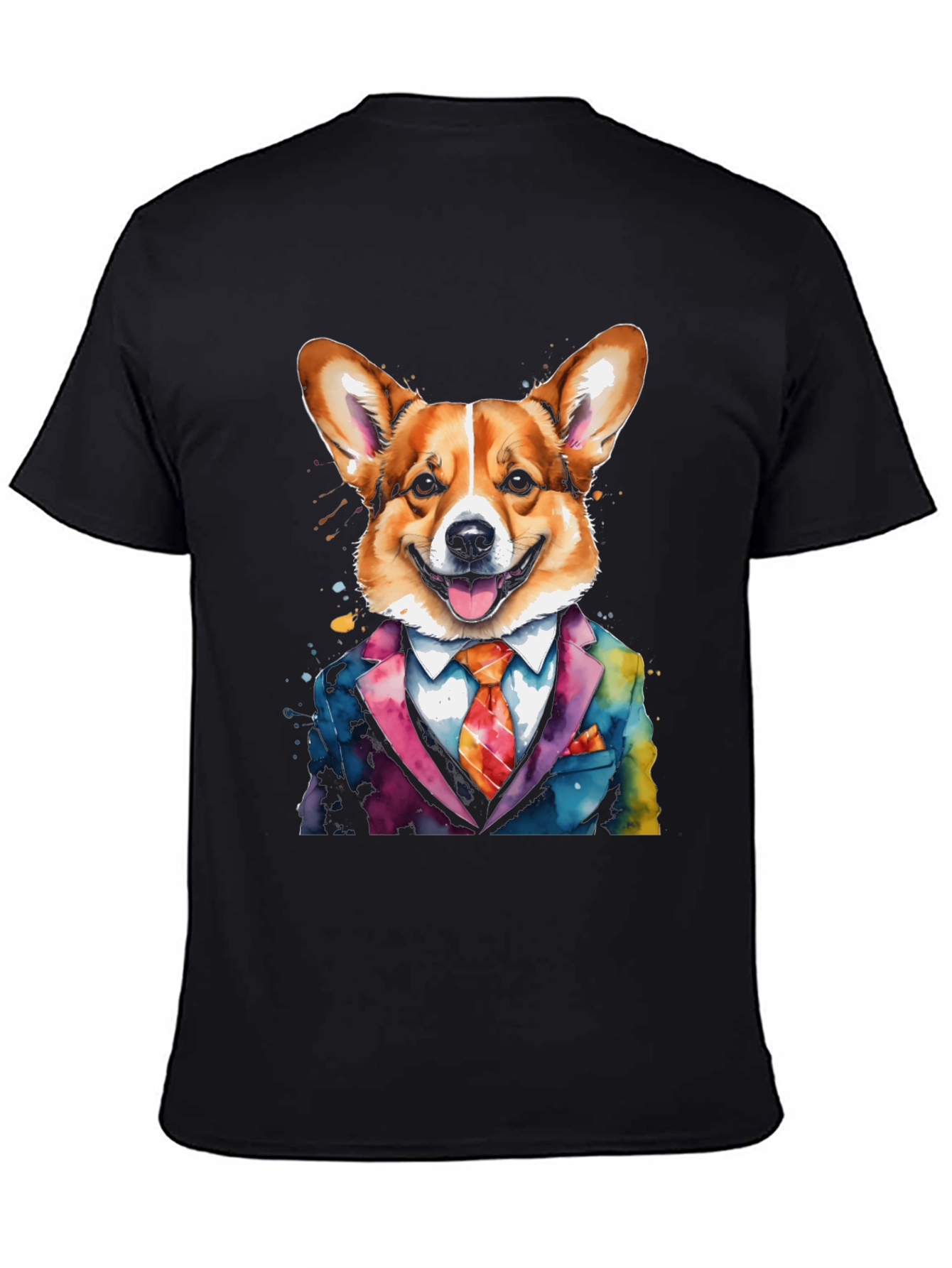 Dapper Dog T-Shirt: Corgi in a Suit!