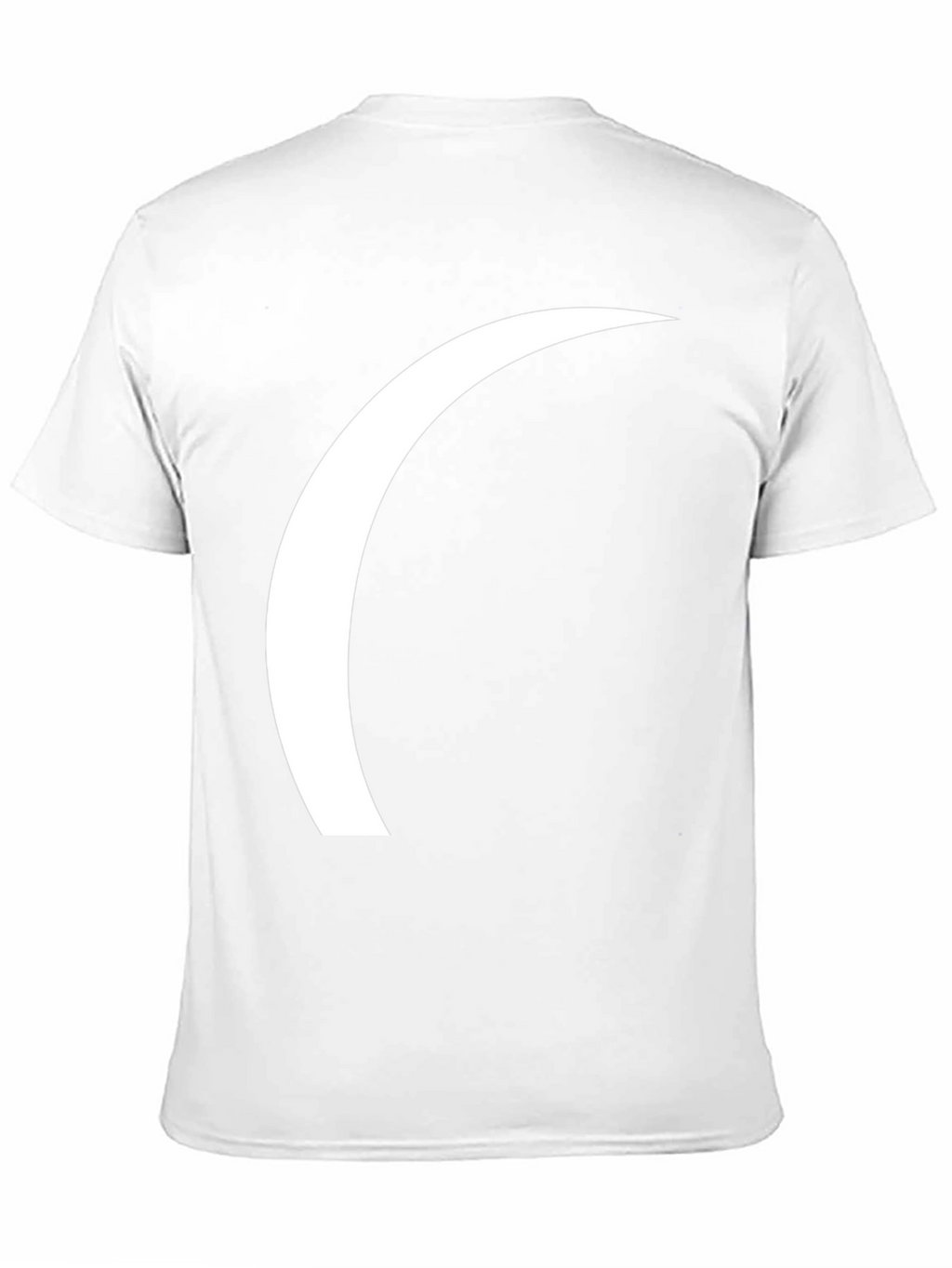 Modern Crescent Graphic Tee - Black