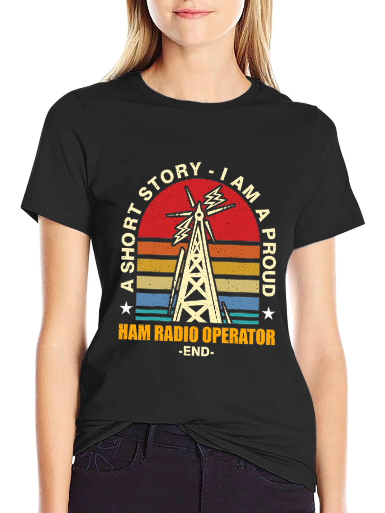 Proud Ham Radio Operator Graphic T-Shirt