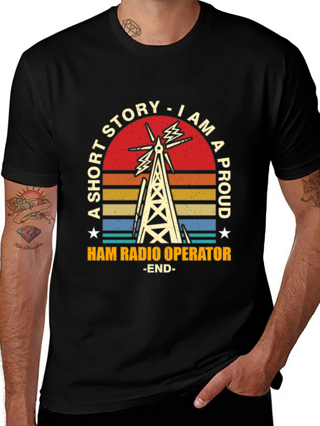 Proud Ham Radio Operator Graphic T-Shirt