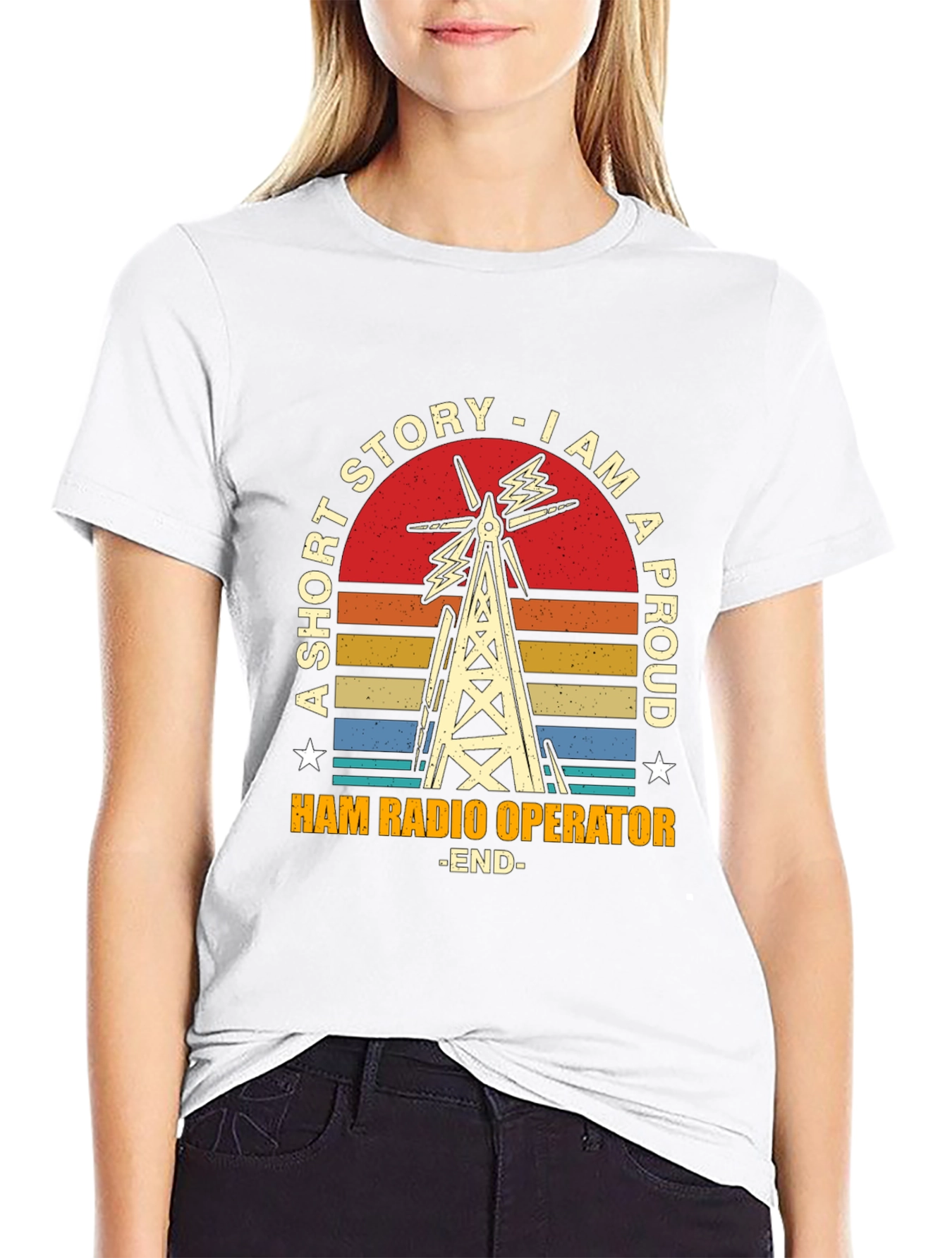 Proud Ham Radio Operator Graphic T-Shirt