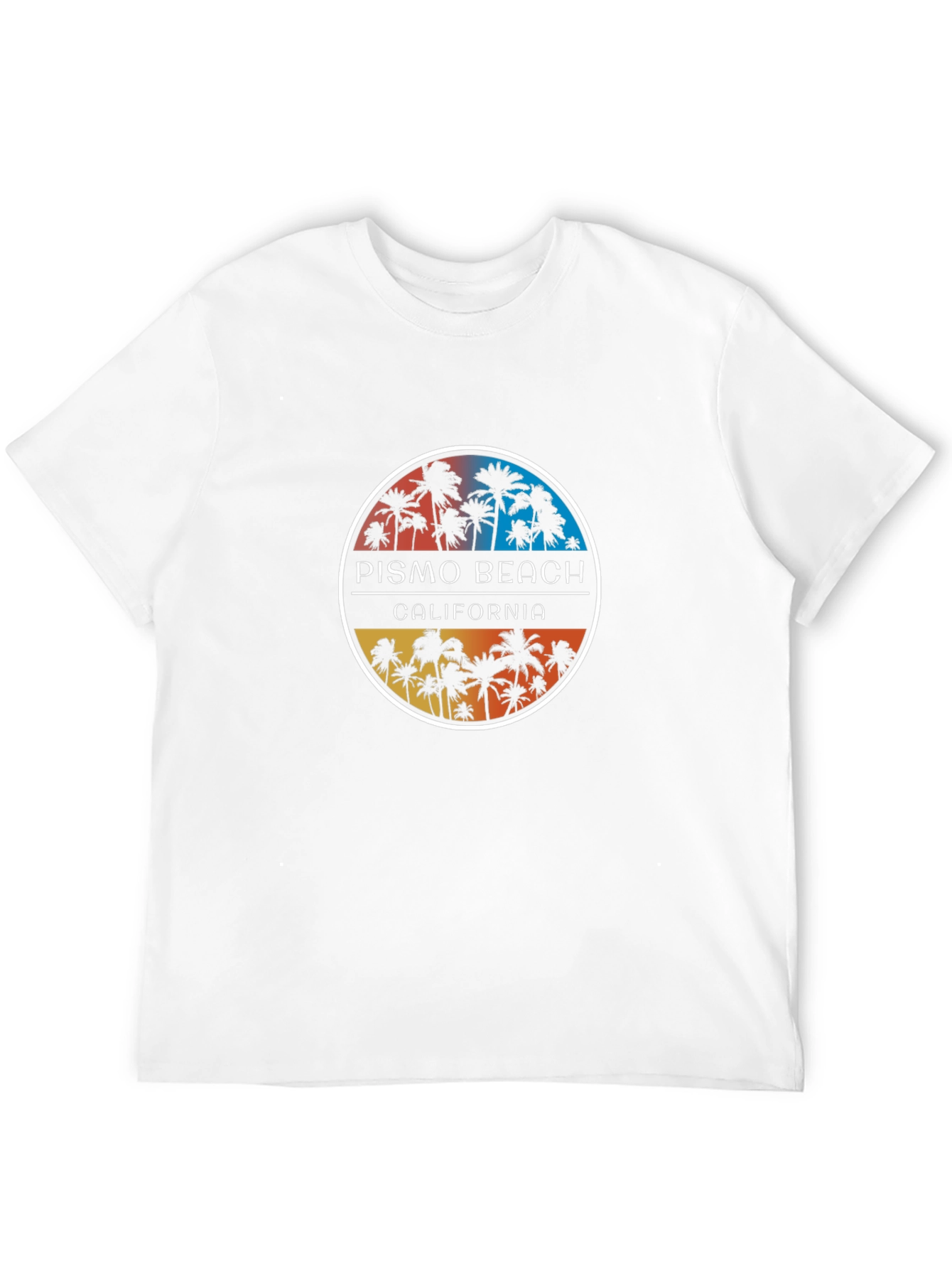 Pismo Beach California Graphic Tee - Black