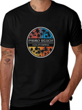 Pismo Beach California Graphic Tee - Black