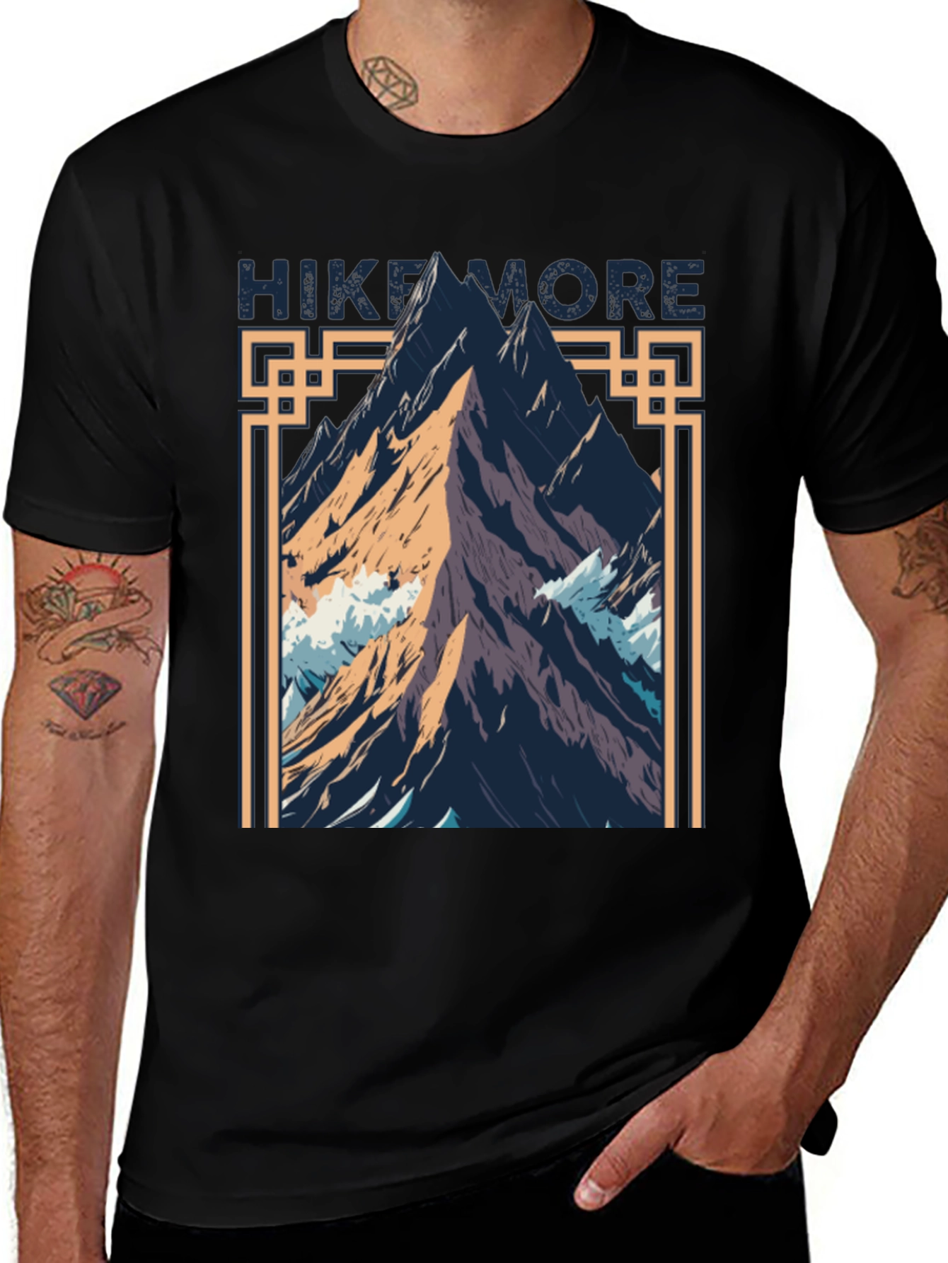 Hike More Mountain Graphic Tee - Adventure Awaits!
