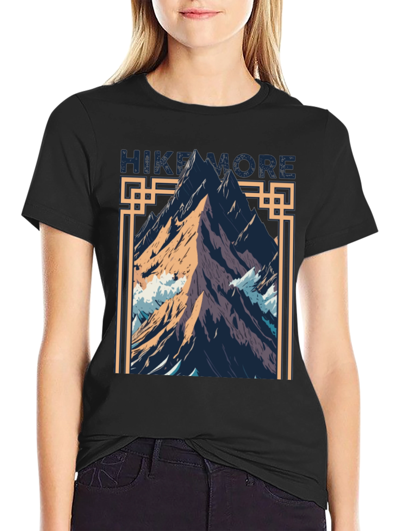Hike More Mountain Graphic Tee - Adventure Awaits!
