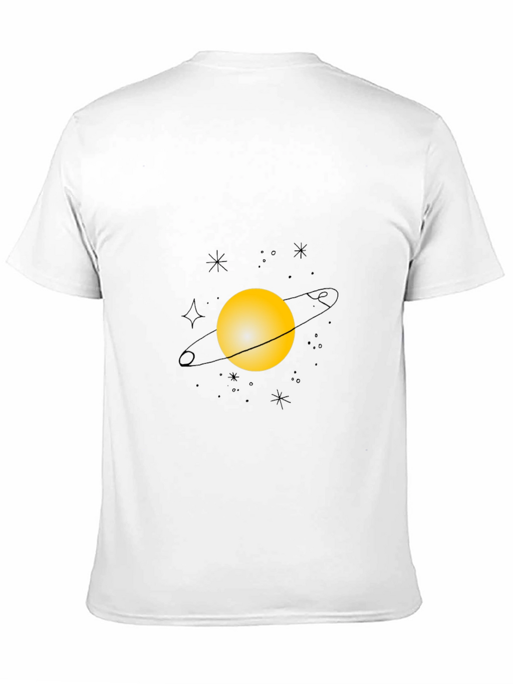 Planet Graphic Black T-Shirt