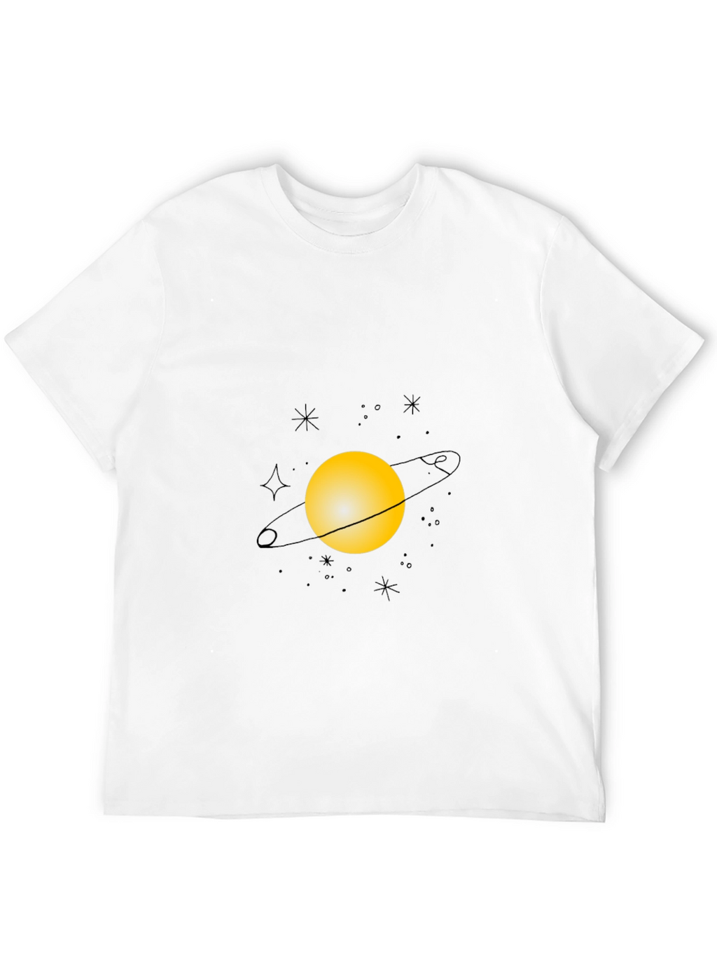 Planet Graphic Black T-Shirt