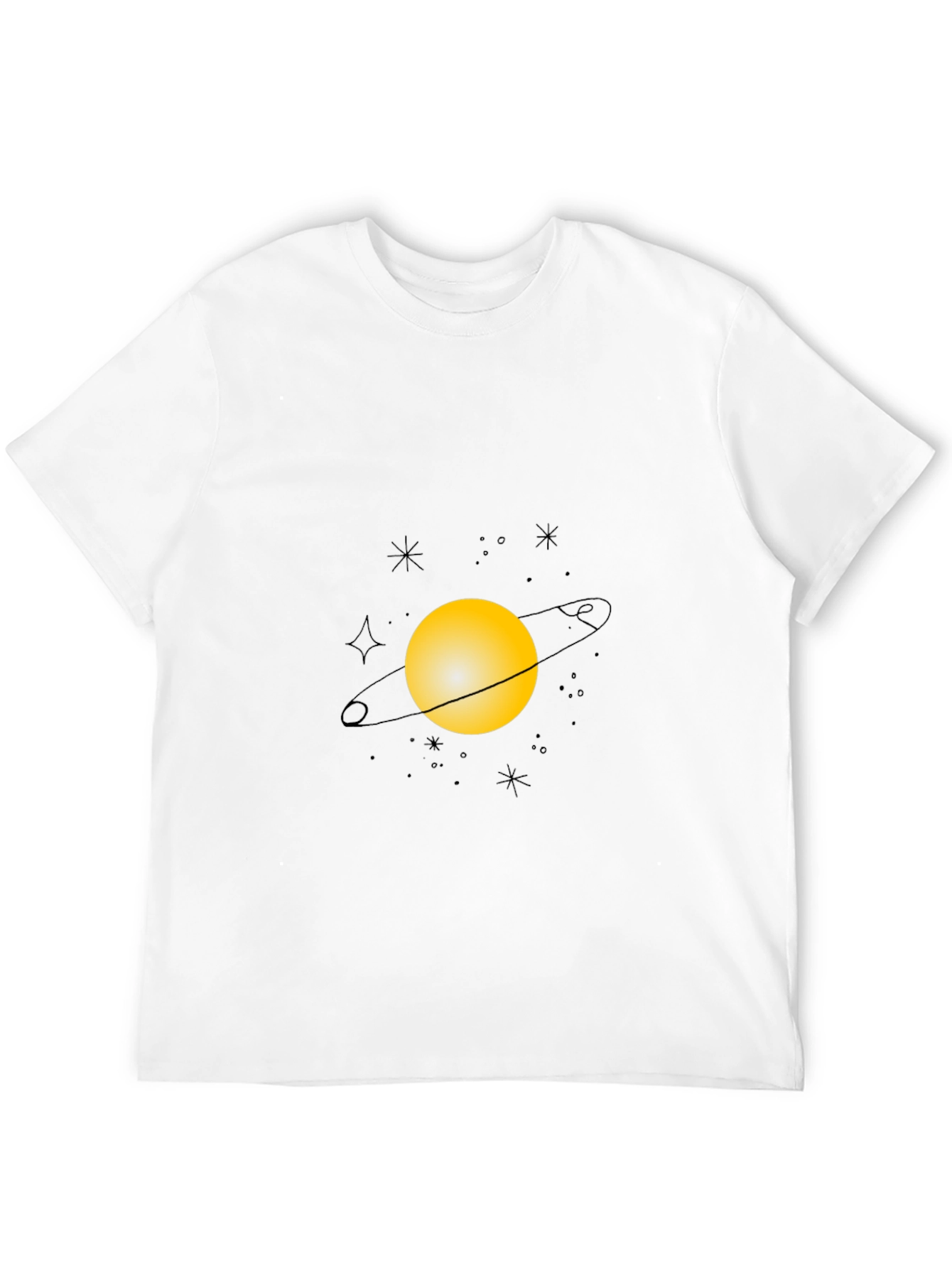 Planet Graphic Black T-Shirt