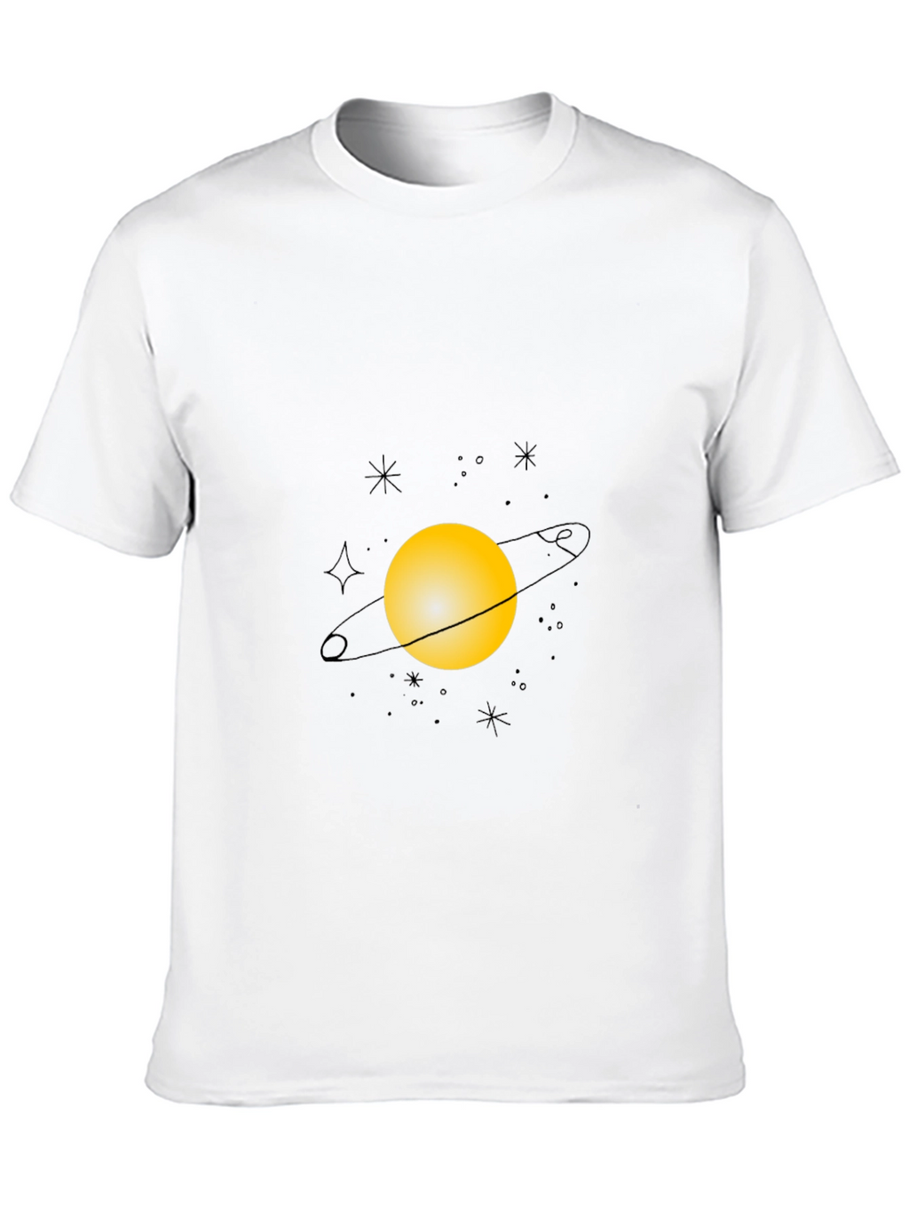 Planet Graphic Black T-Shirt