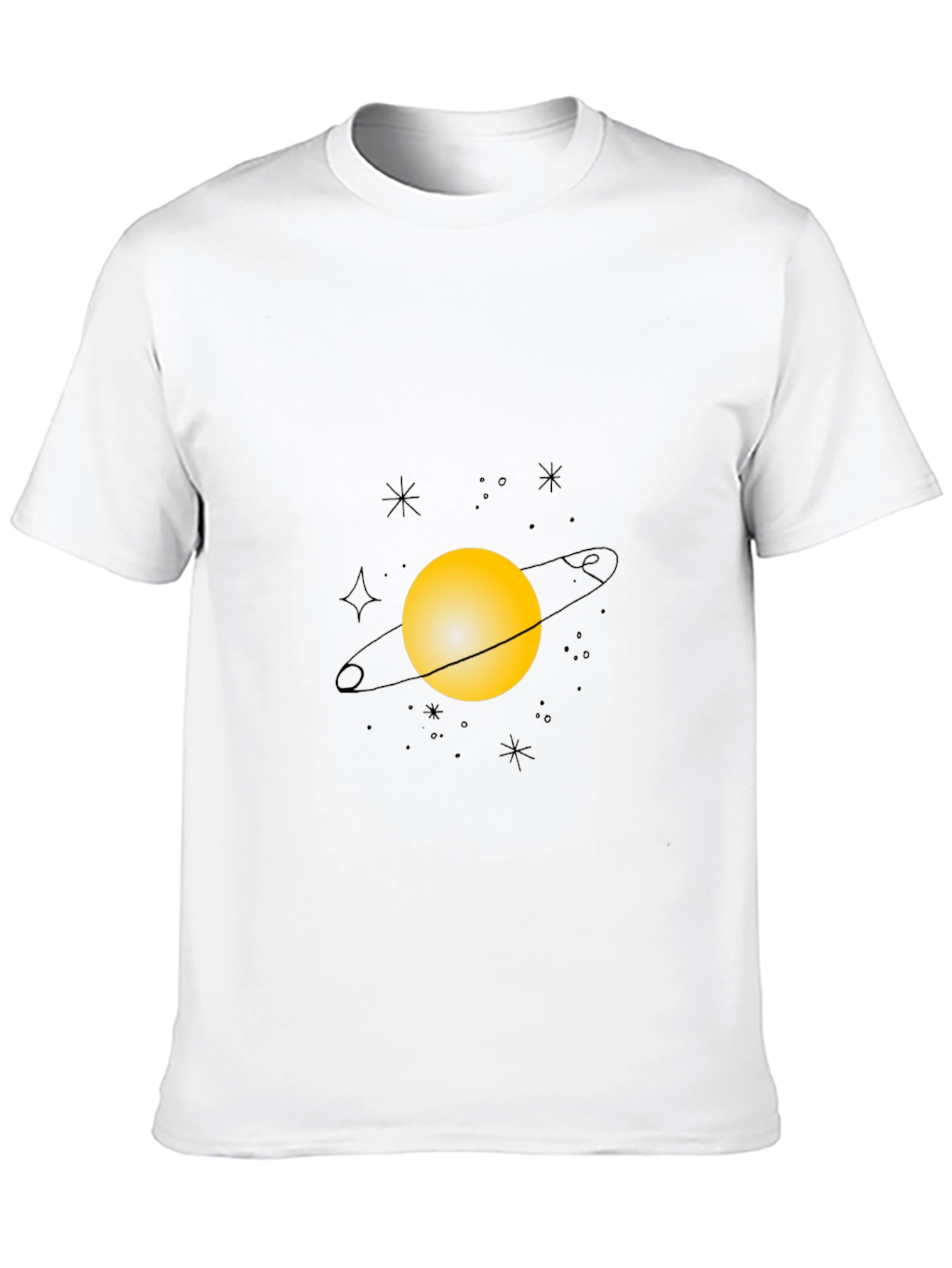 Planet Graphic Black T-Shirt